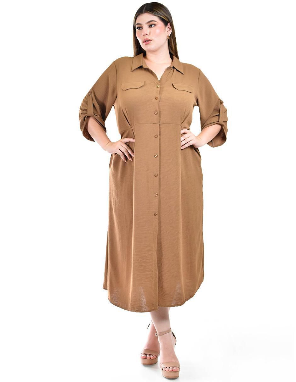 Vestido midi casual para mujer