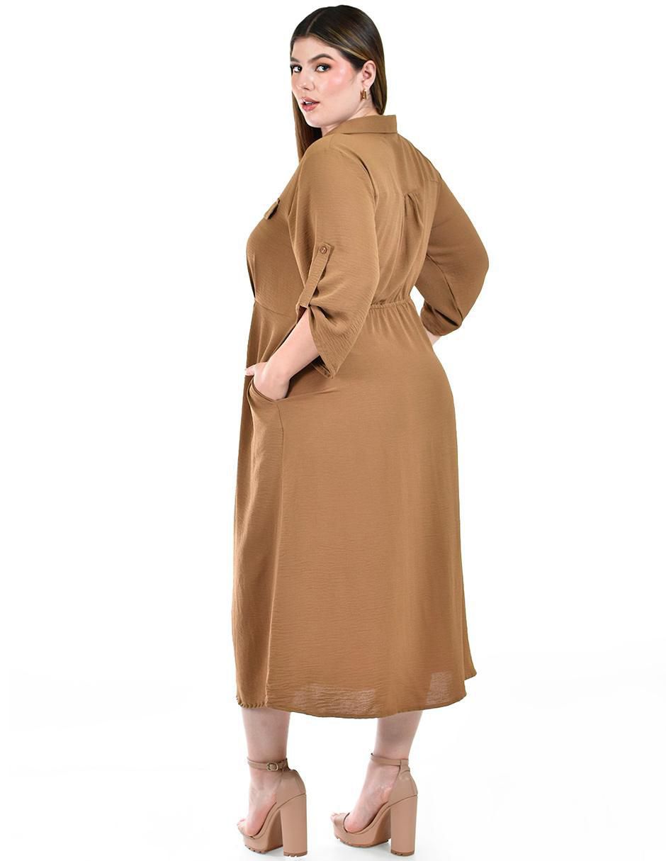 Vestido midi casual para mujer
