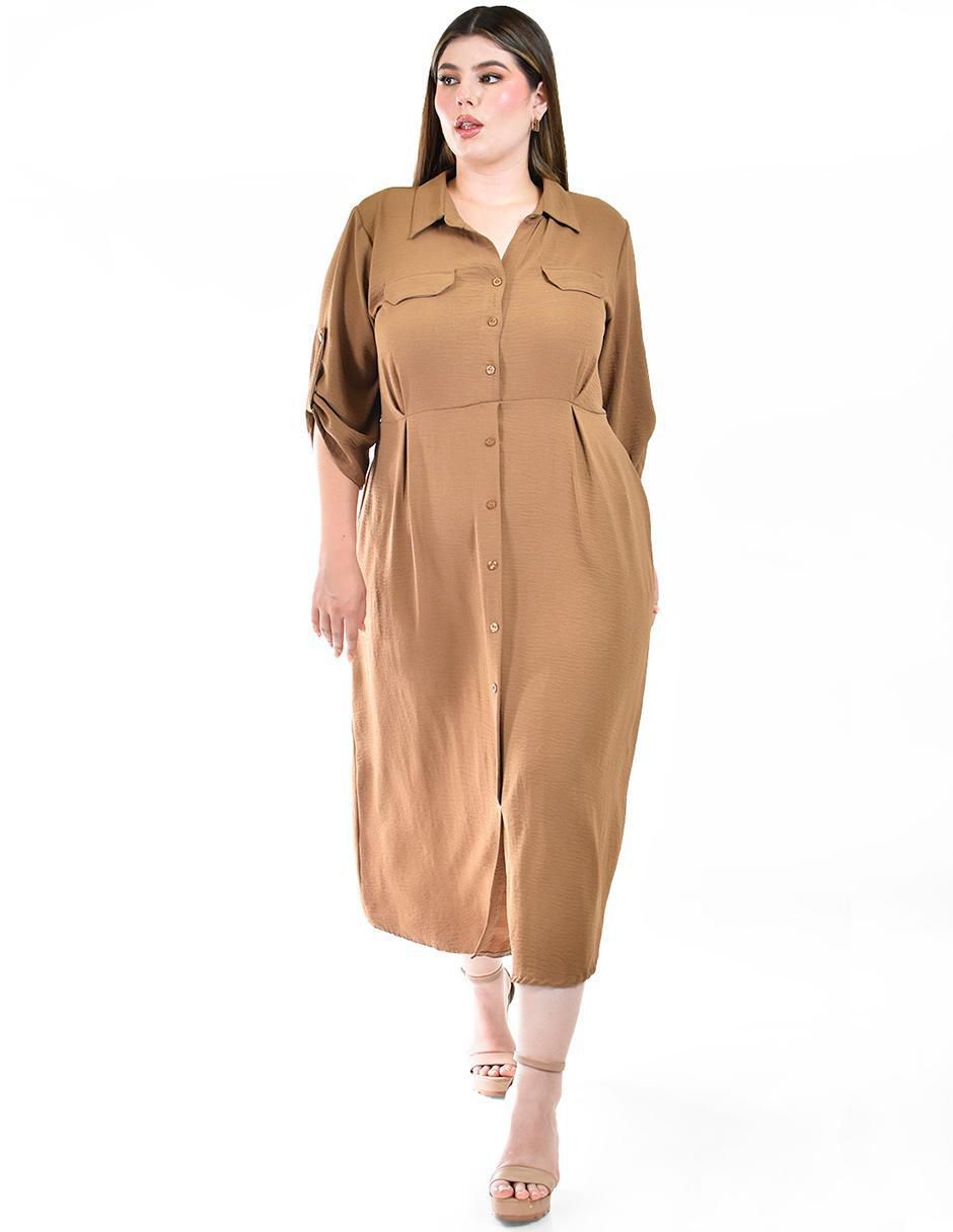 Vestido midi casual para mujer
