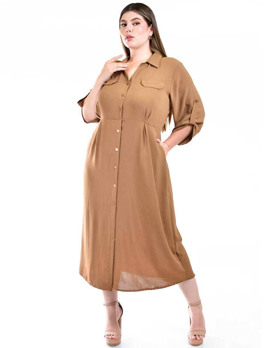Vestido midi casual para mujer