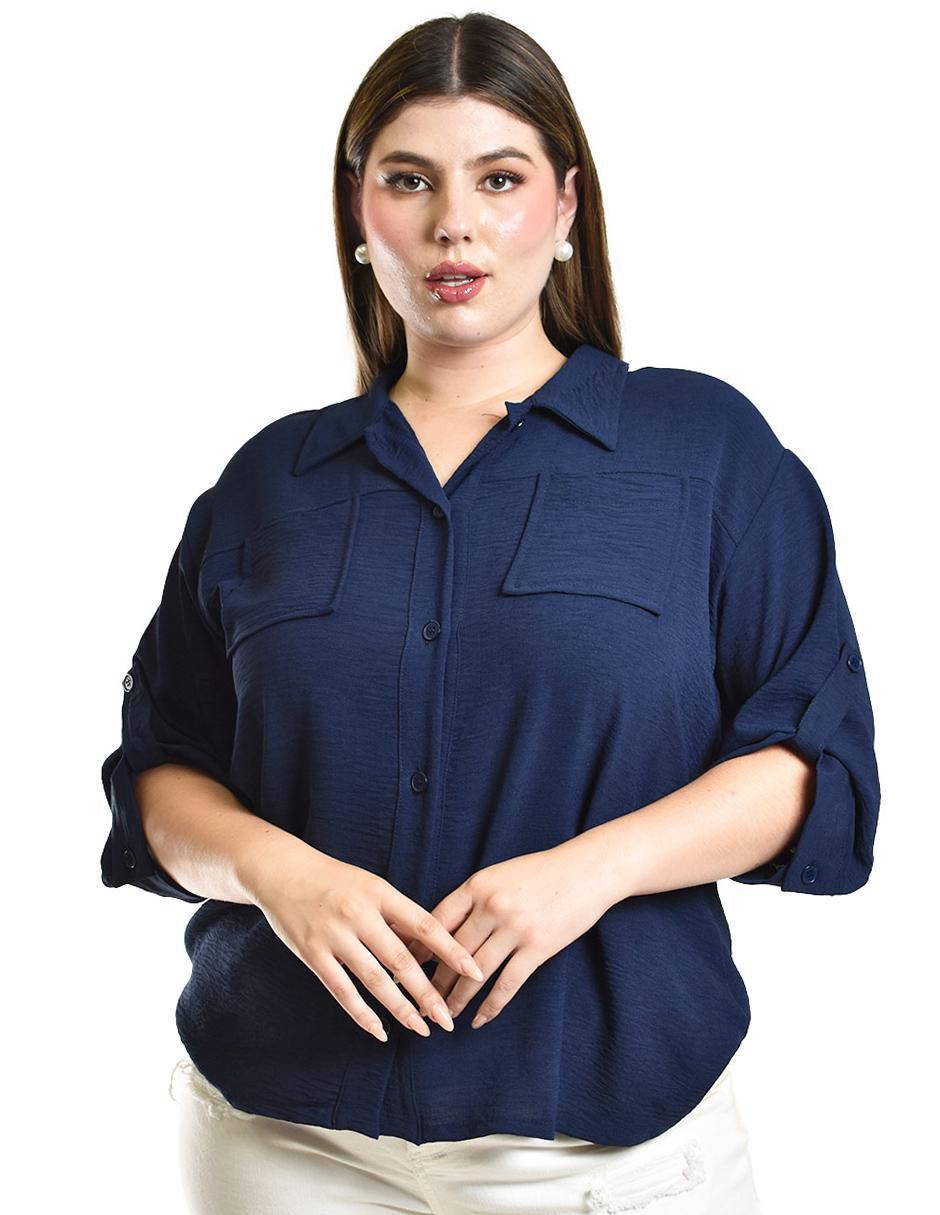 Blusa manga 3/4 para mujer 1