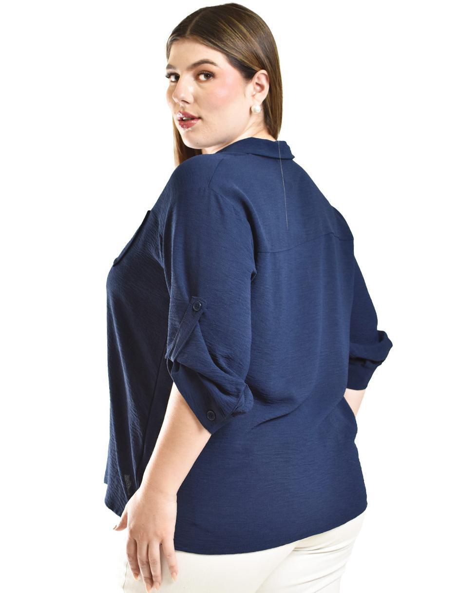 Blusa manga 3/4 para mujer 9