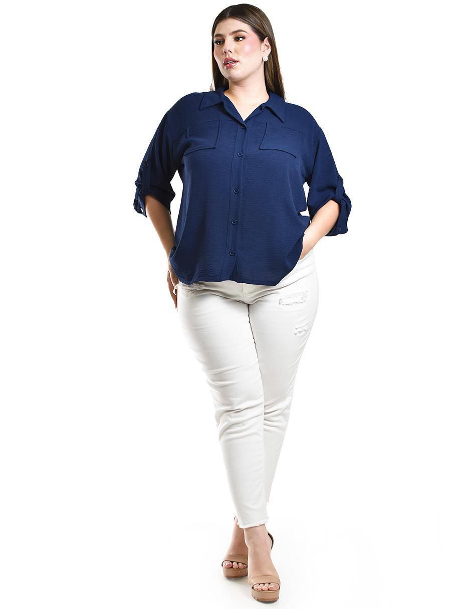 Blusa manga 3/4 para mujer 11