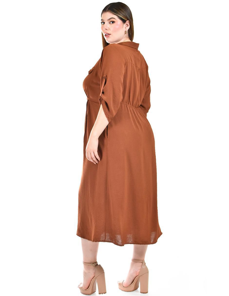 Vestido midi casual para mujer