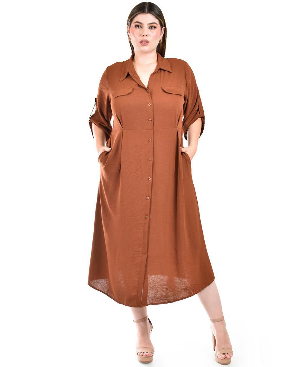 Vestido midi casual para mujer