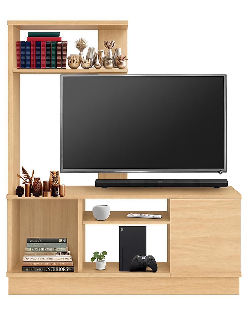 Mueble de TV armable de melamina 5