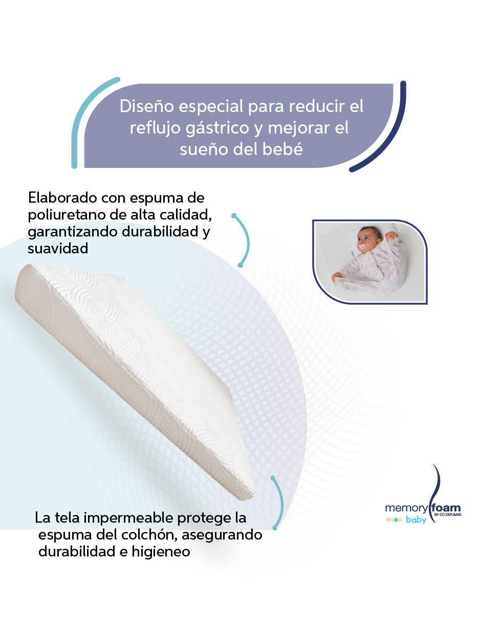 Colchón antirreflujo confort medio 8