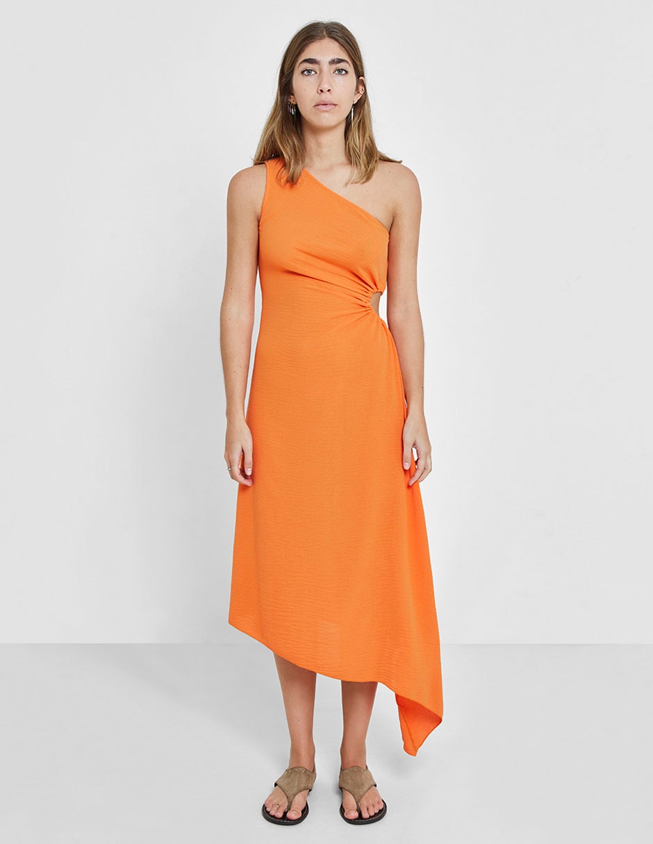 Vestido midi casual Naelle para mujer