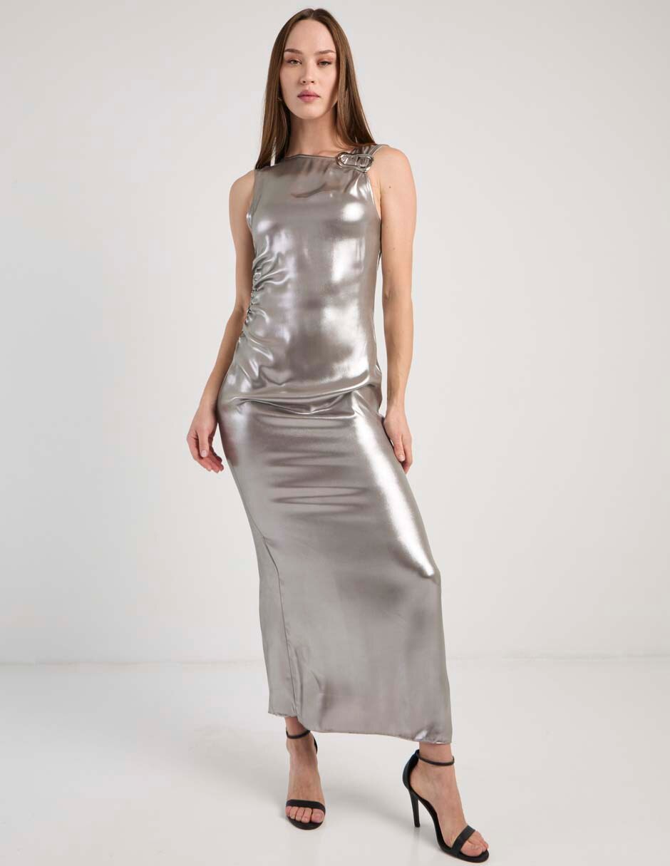 Vestido maxi de fiesta escote Bajo 5