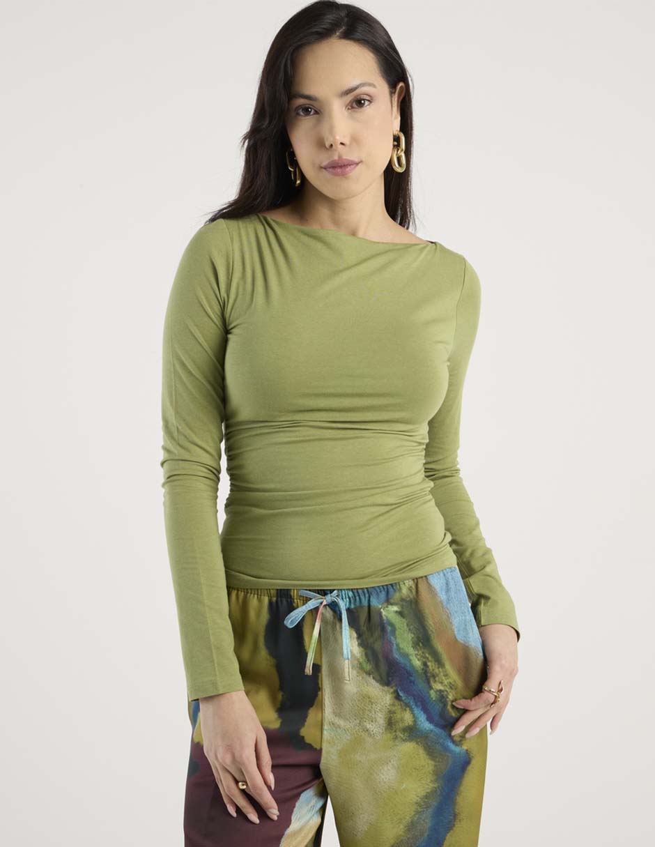 Blusa manga larga para mujer 1