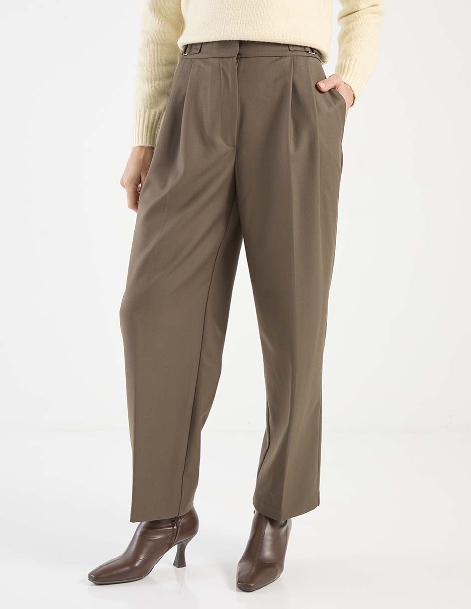 Pantalón de vestir relajado para mujer Pantalón de vestir relajado para mujer