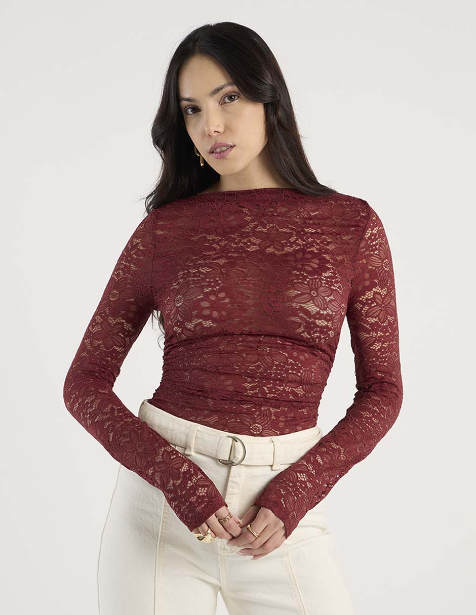 Blusa manga larga para mujer 1