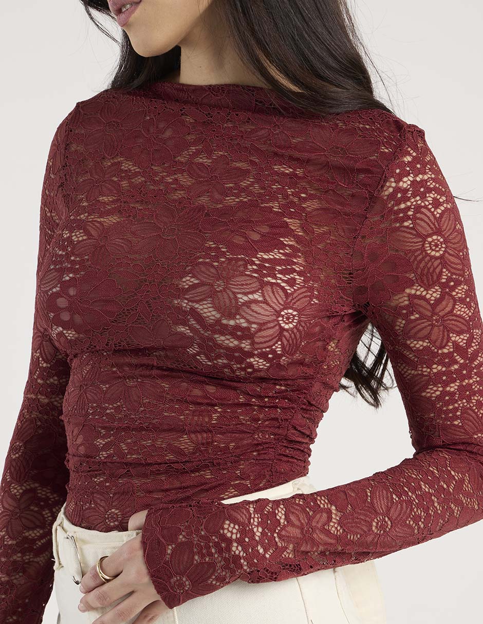 Blusa manga larga para mujer 8