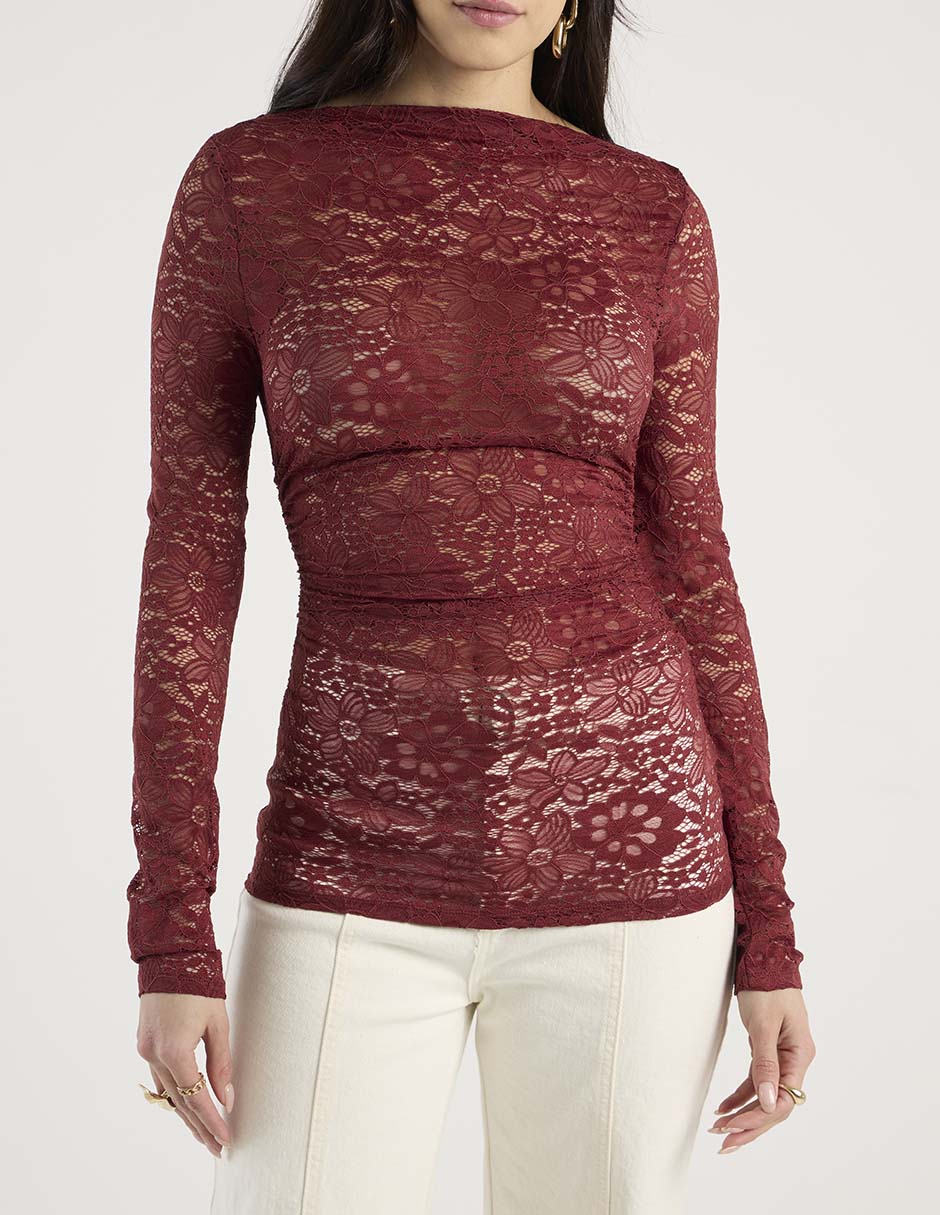 Blusa manga larga para mujer 9