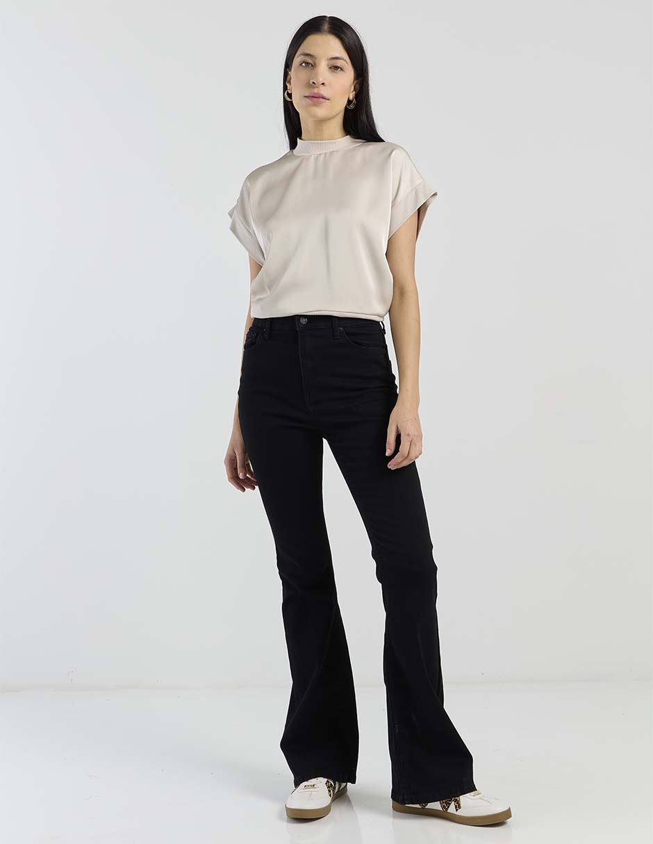 Jeans acampanado Topshop para mujer