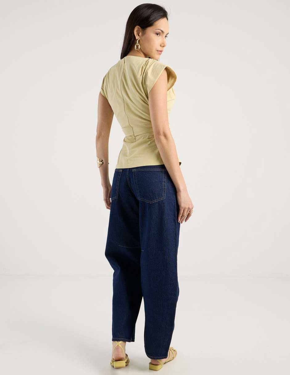 Jeans relaxed wide leg Topshop para mujer