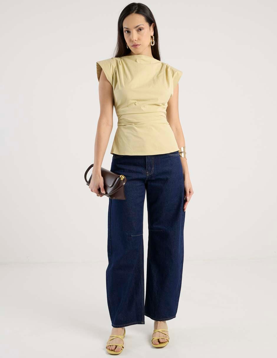 Jeans relaxed wide leg Topshop para mujer