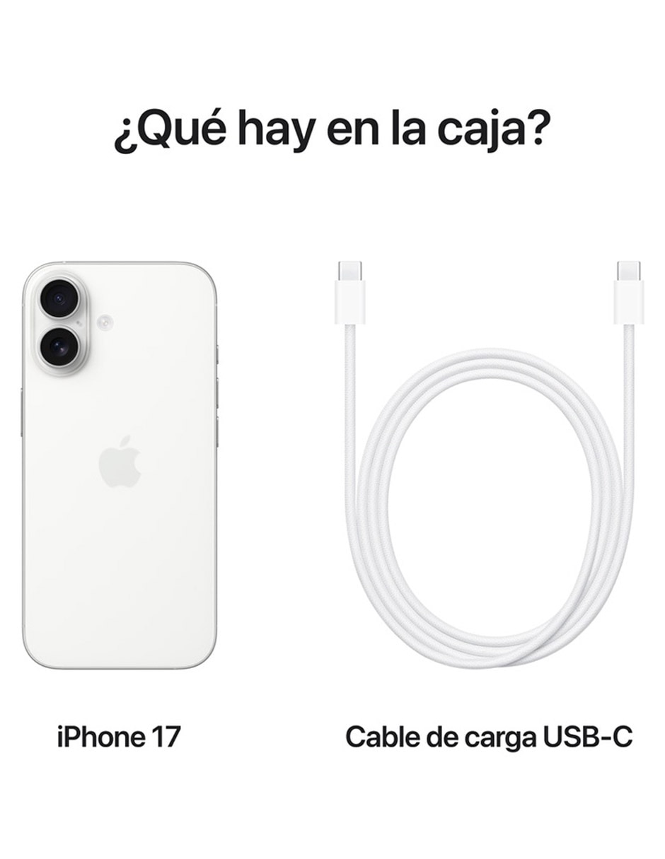Apple iPhone 17 6.3 pulgadas Super Retina XDR