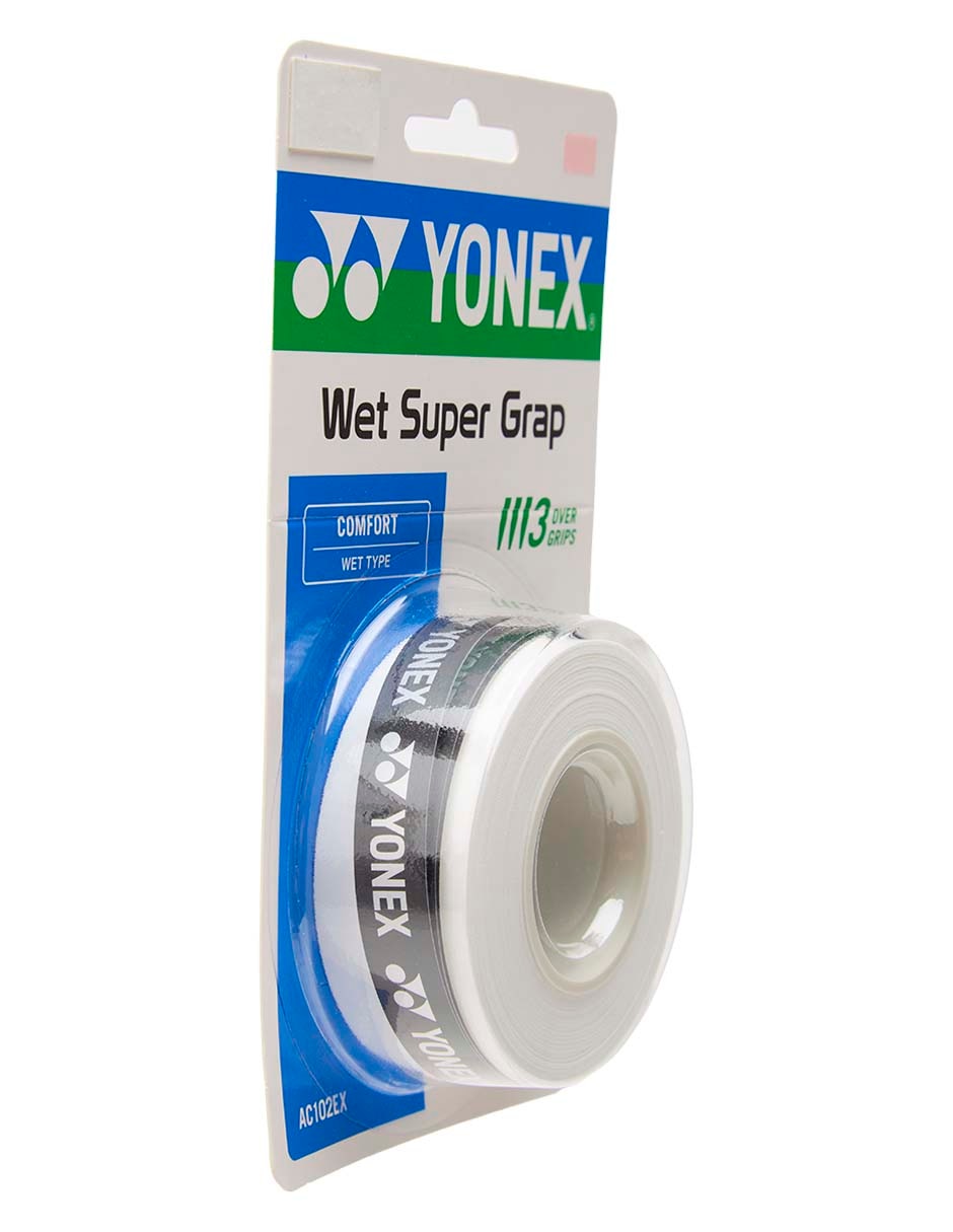 Cinta protectora para raqueta wet super grap blanco