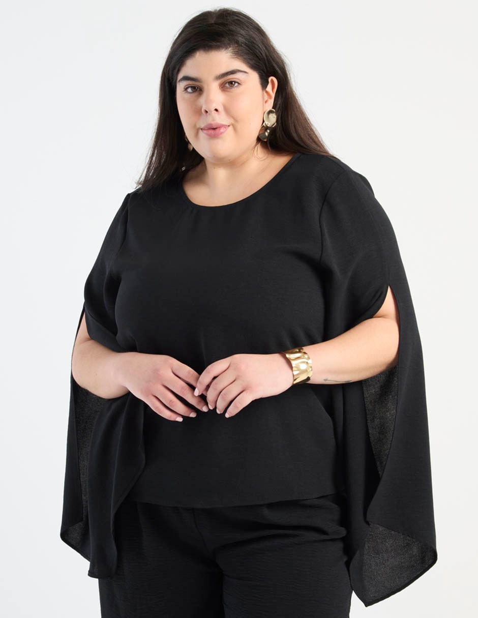 Blusa túnica manga larga para mujer 1