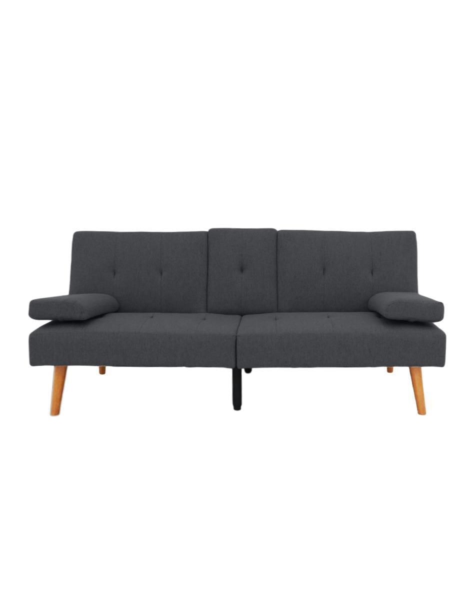 SOFÁ CAMA POLIÉSTER, GRIS OXFORD