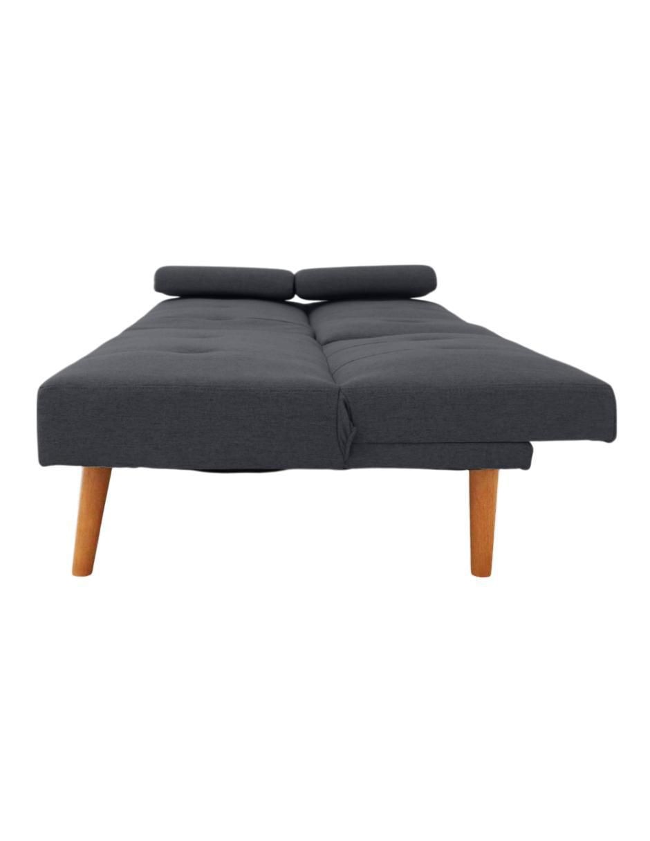 SOFÁ CAMA POLIÉSTER, GRIS OXFORD