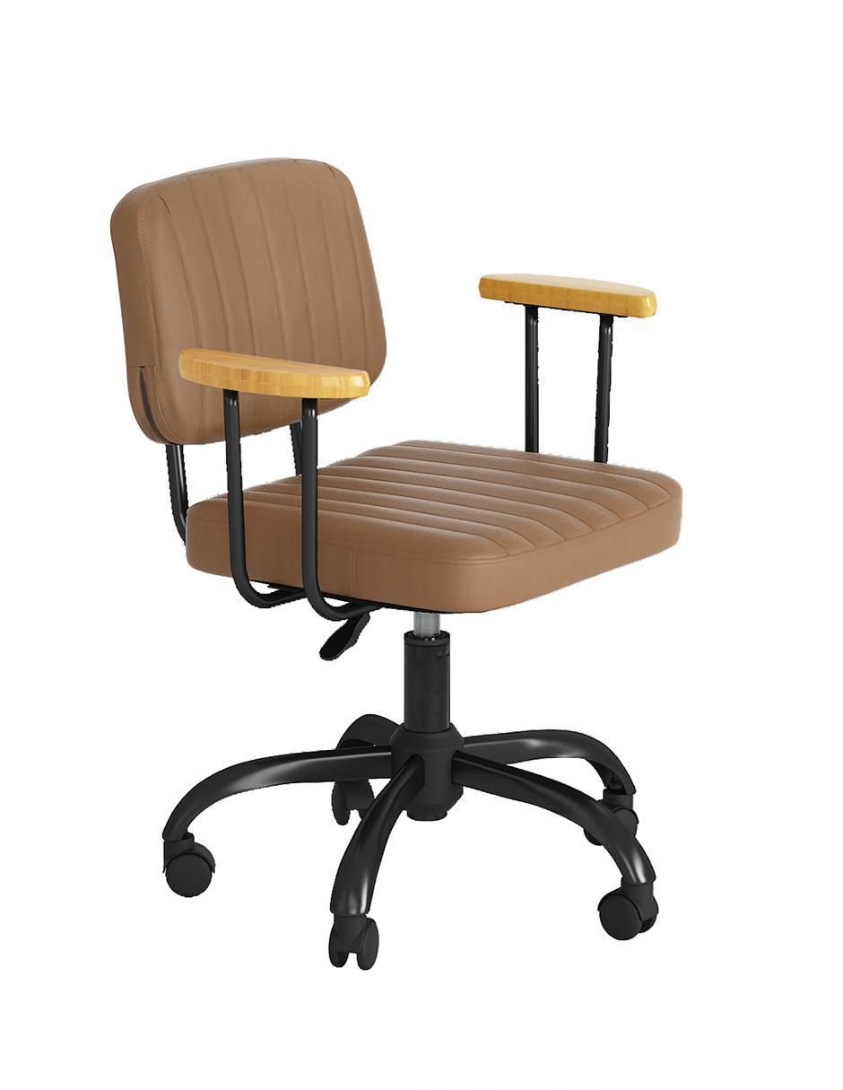 Silla de escritorio de vinipiel 1