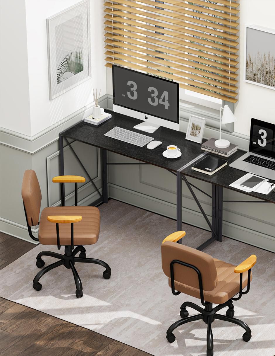 Silla de escritorio de vinipiel 10