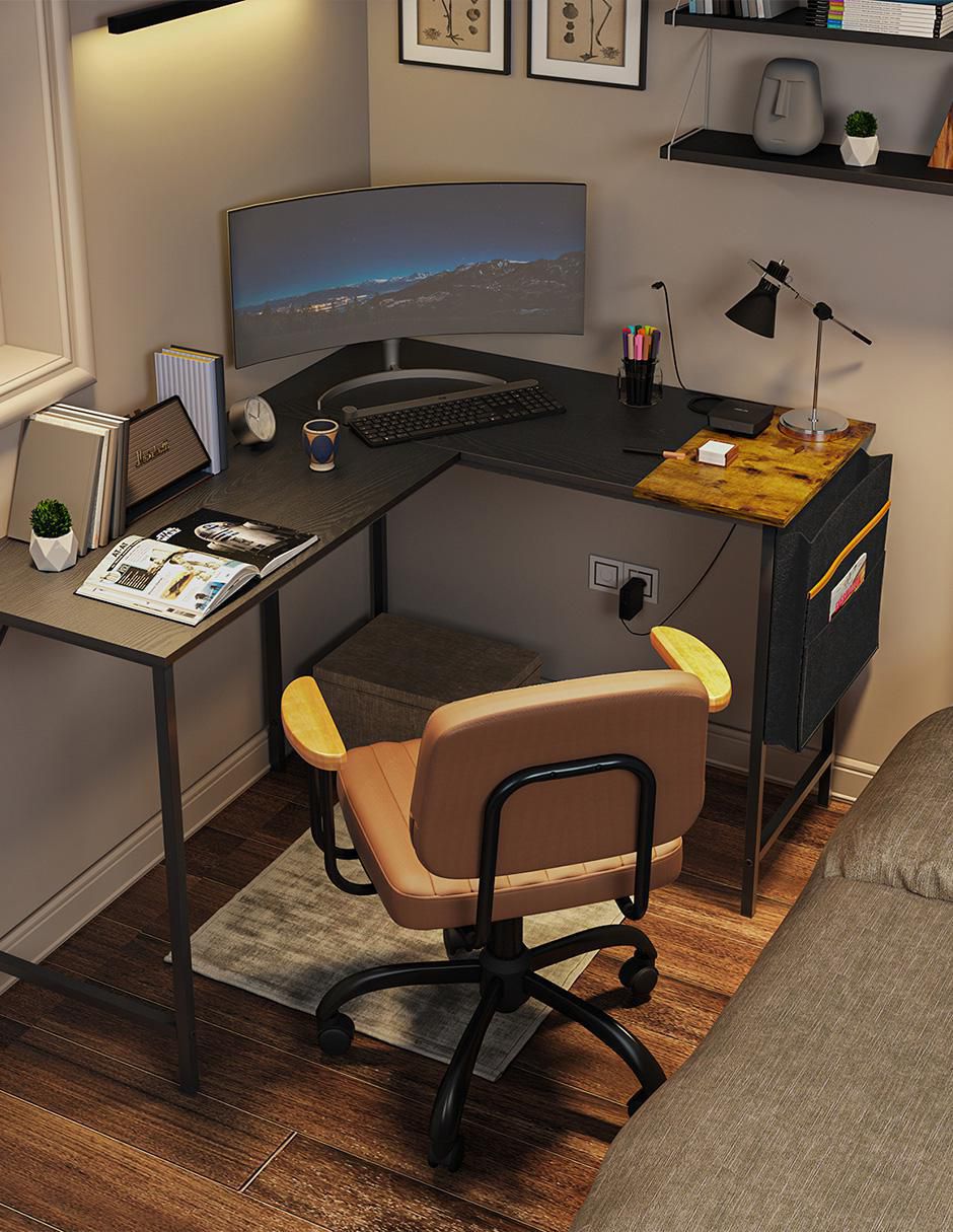 Silla de escritorio de vinipiel 11
