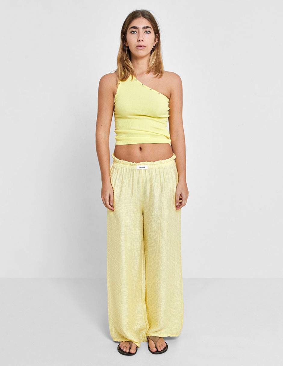 Pantalón easy pant wide leg para mujer Pantalón easy pant wide leg para mujer