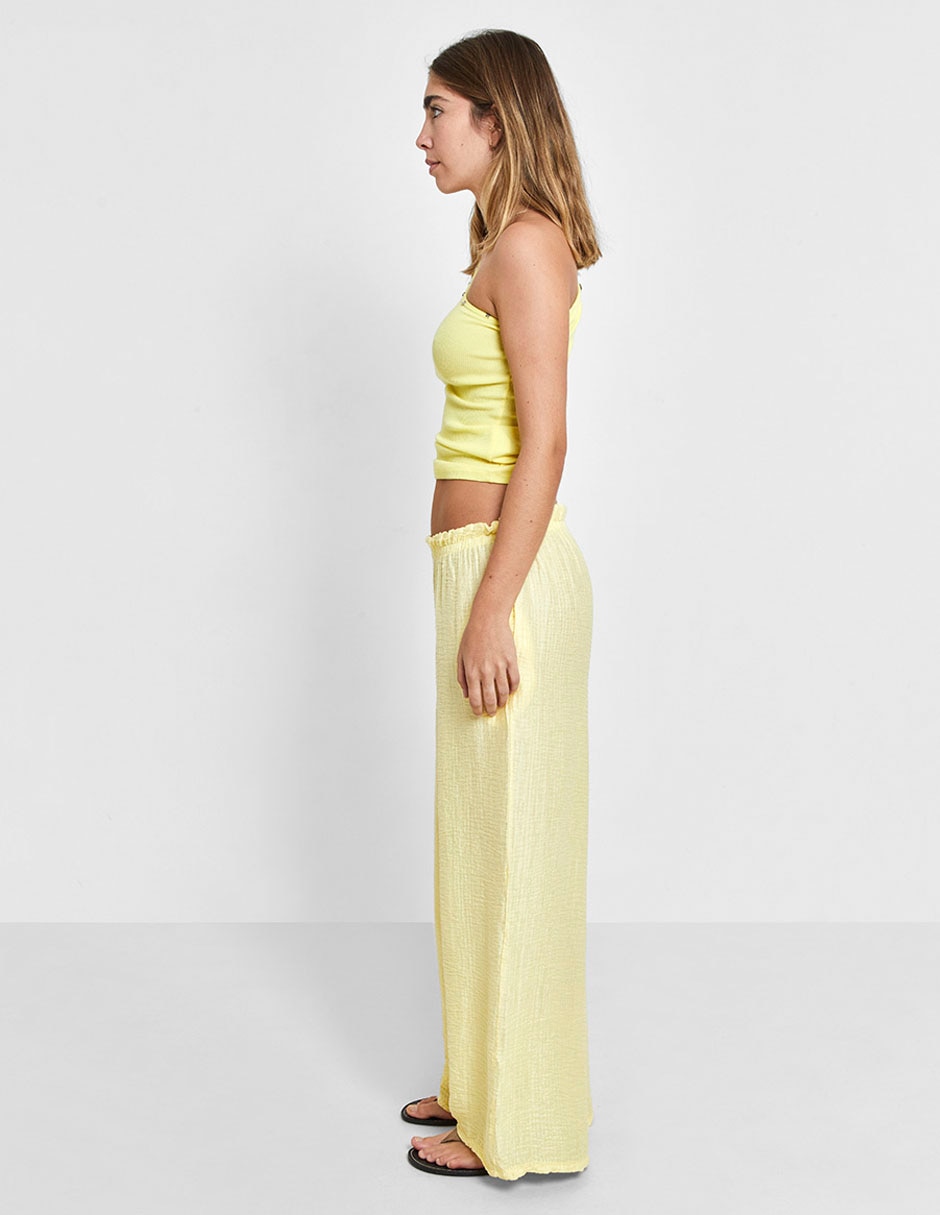 Pantalón easy pant Naelle wide leg para mujer