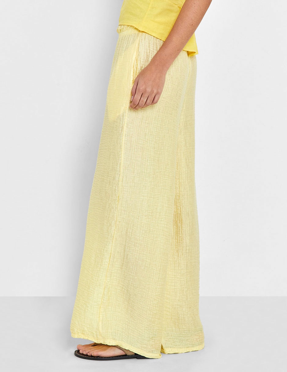 Pantalón easy pant Naelle wide leg para mujer