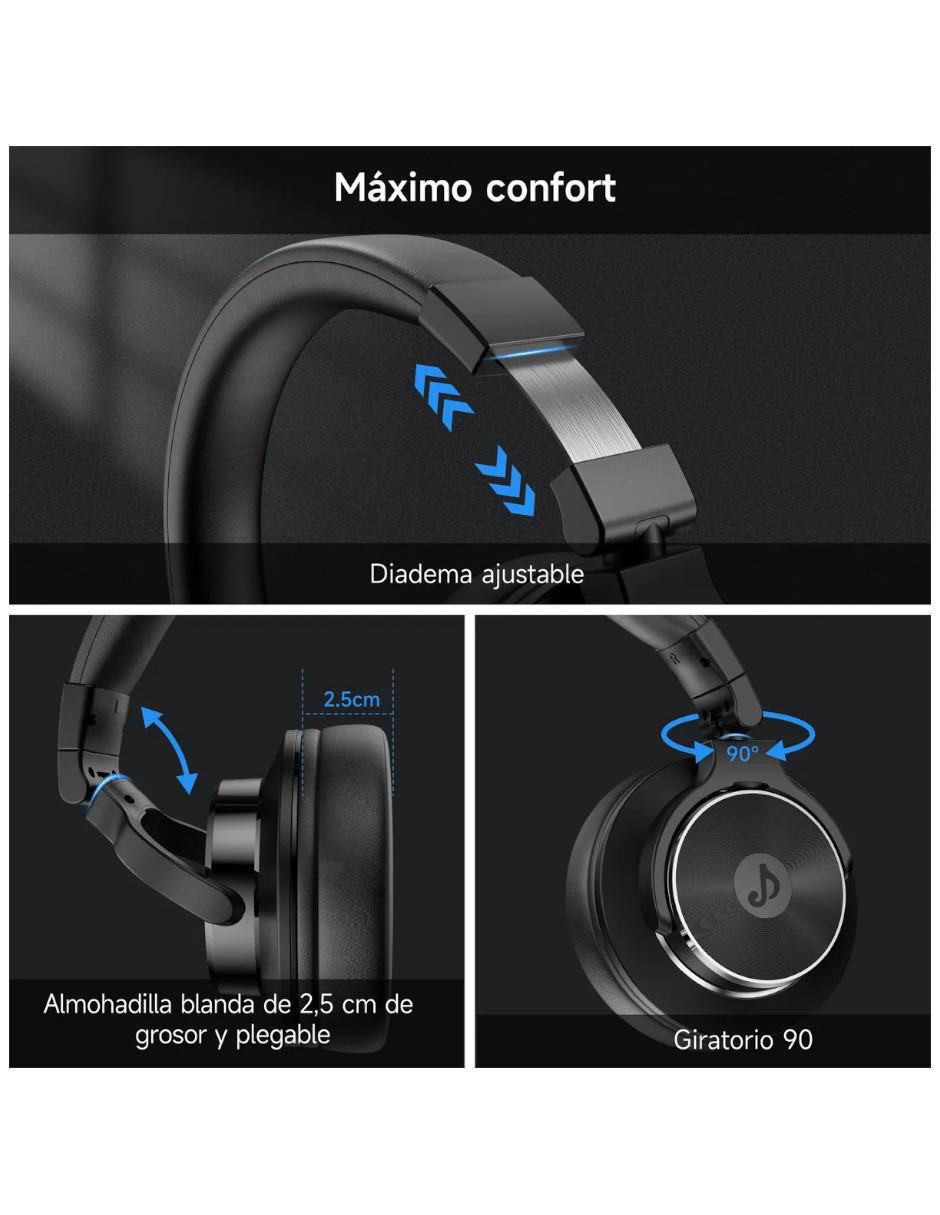 Audífonos over-ear alámbricos con cancelacion de ruido 8