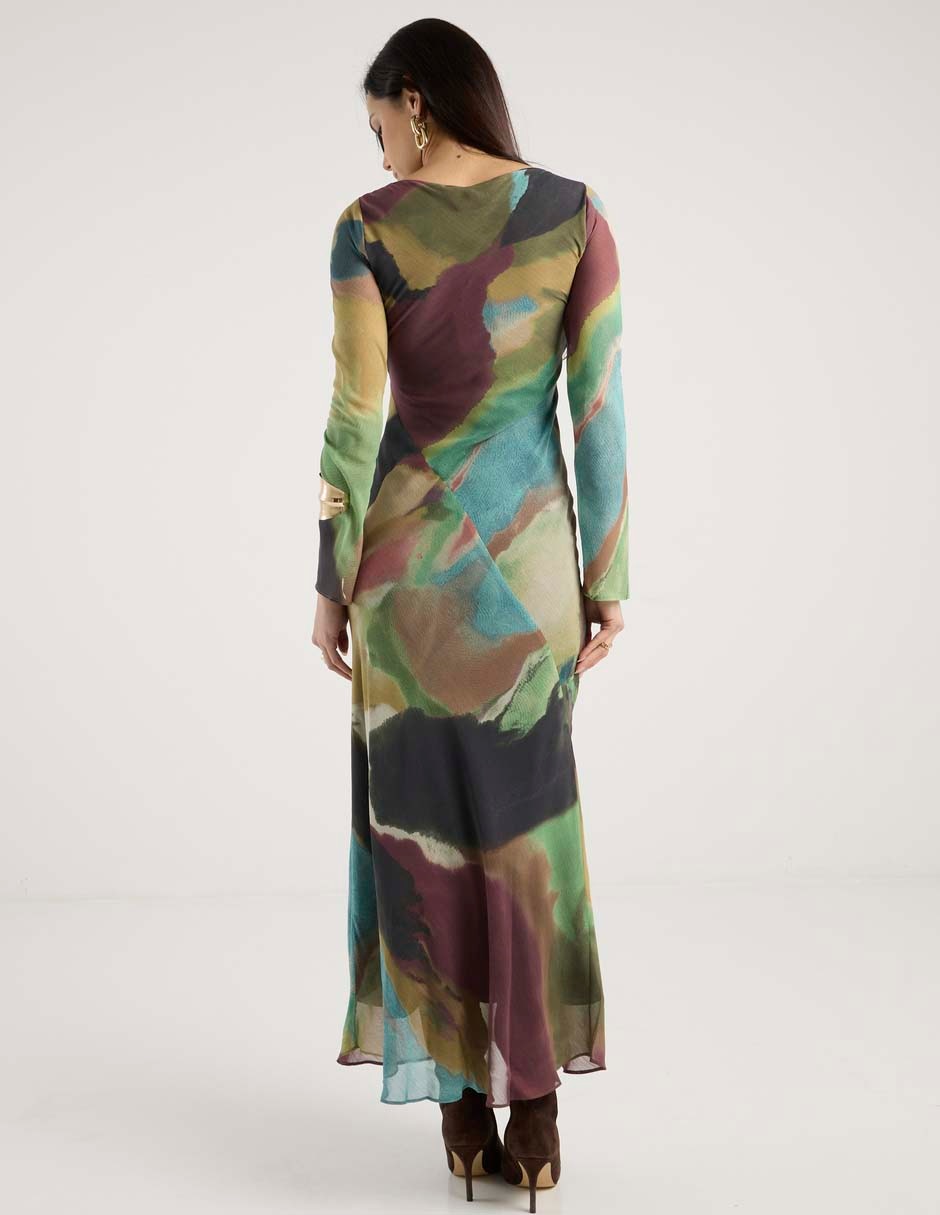 Vestido largo casual para mujer 6