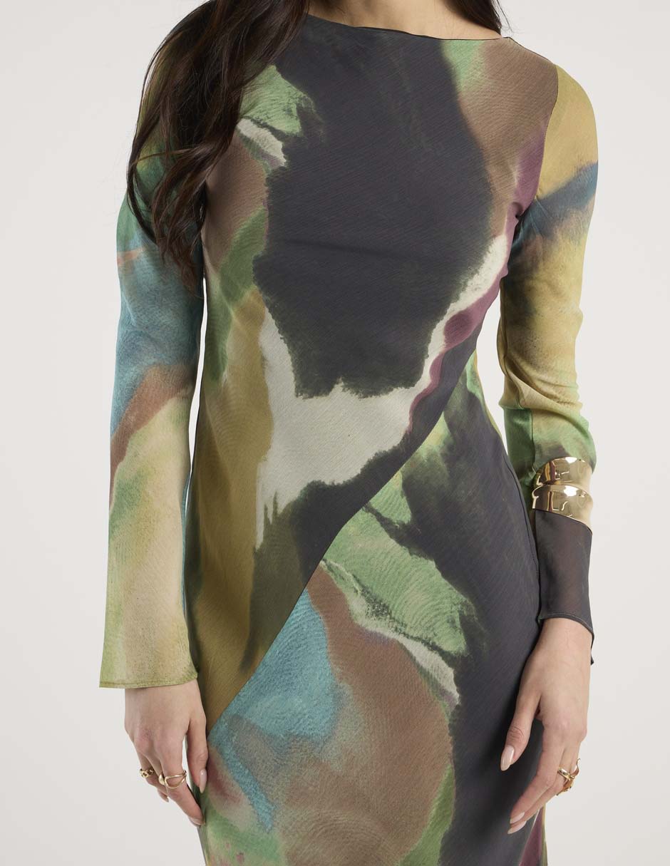 Vestido largo casual para mujer 9