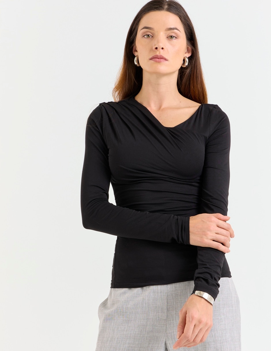 Blusa manga larga para mujer 1