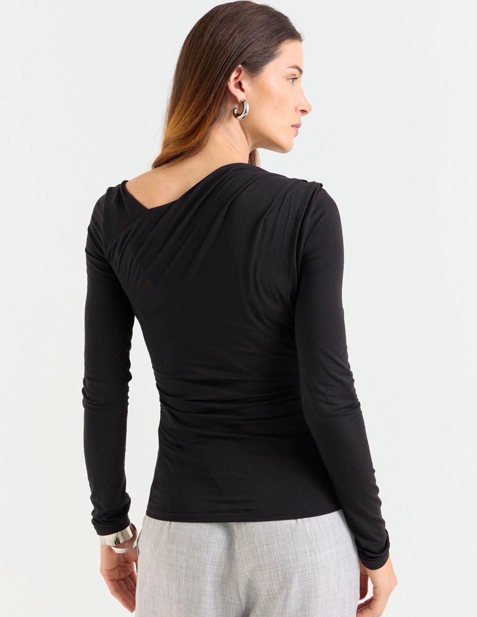Blusa manga larga para mujer 5