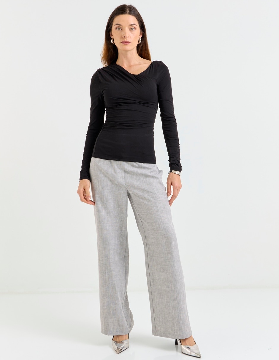 Blusa manga larga para mujer 6