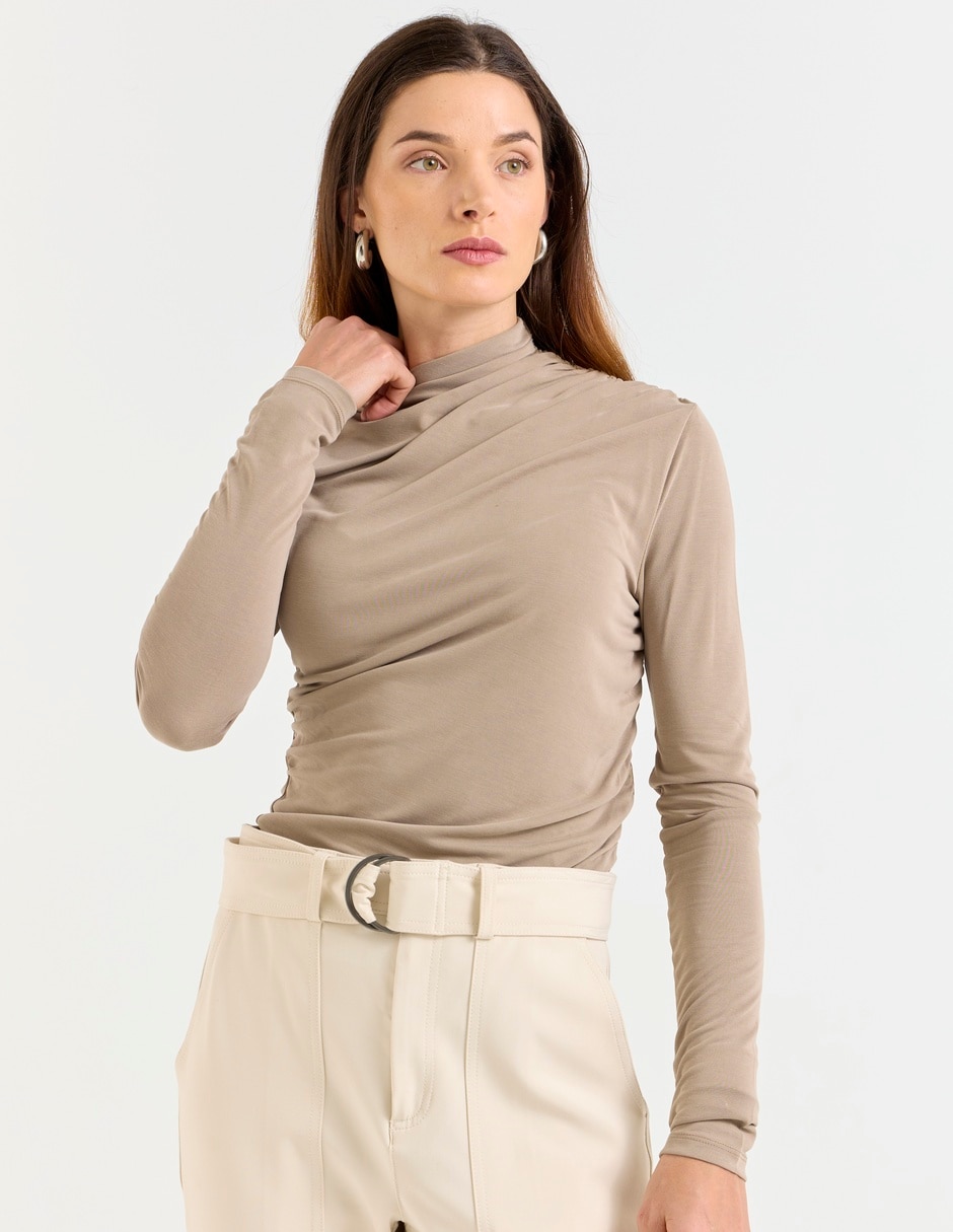 Blusa manga larga para mujer 1