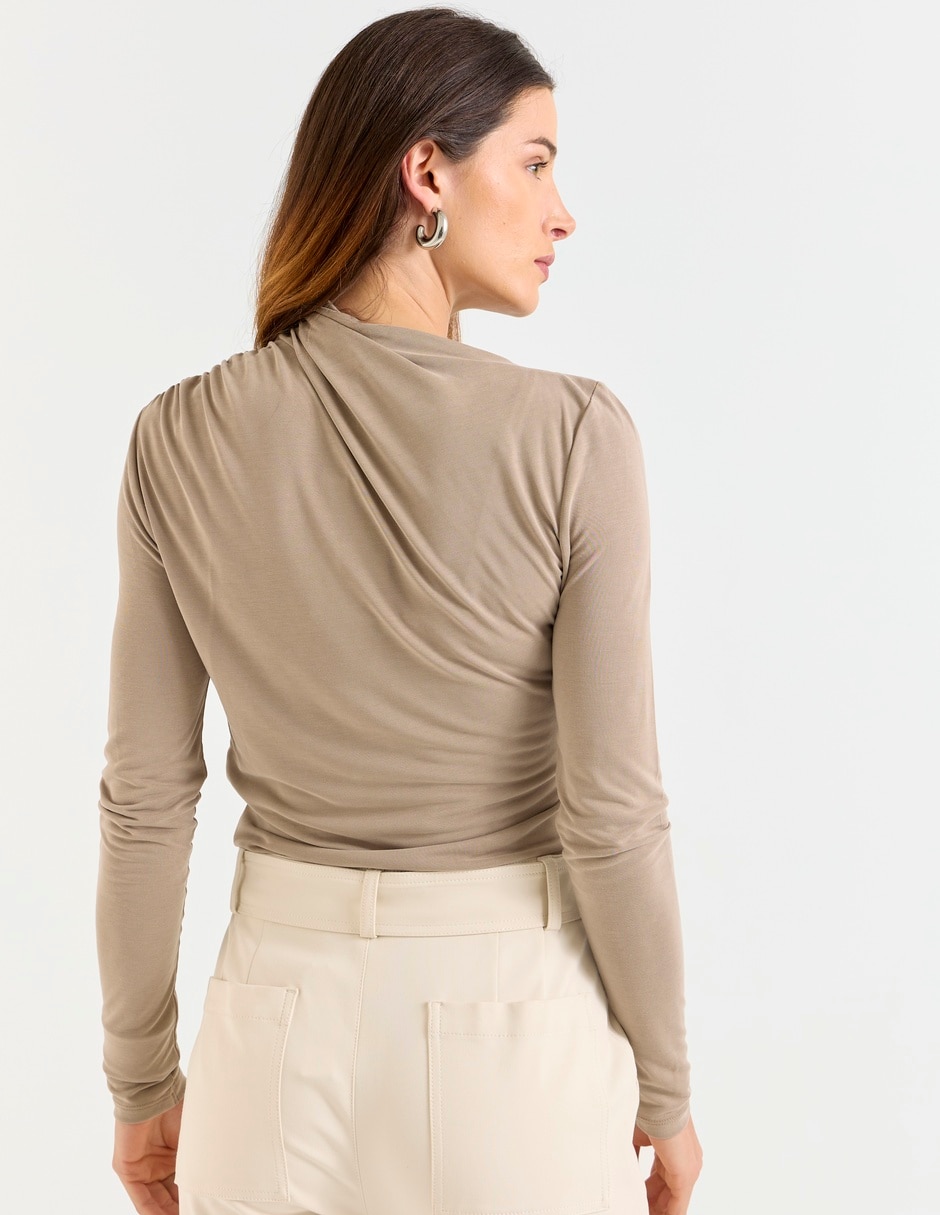 Blusa manga larga para mujer 6
