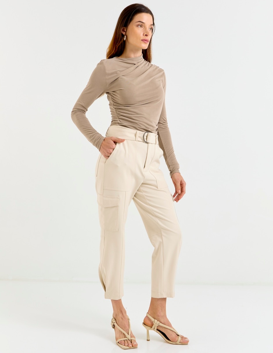 Blusa manga larga para mujer 7