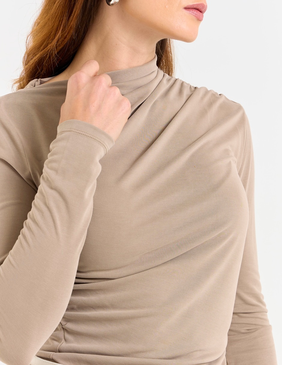 Blusa manga larga para mujer 8
