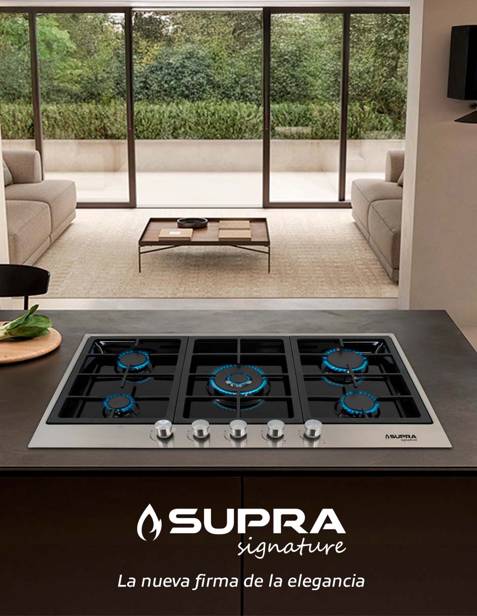 Parrilla a gas lp empotrable Supra