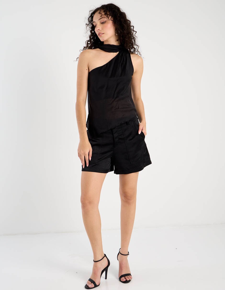 Top cuello regular tirante delgado 3