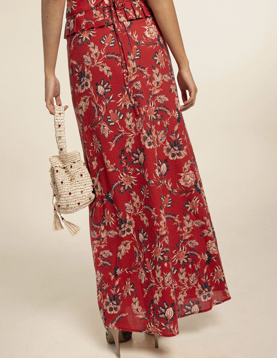 FALDA F0142-EST FLORAL POLIÉSTE 5