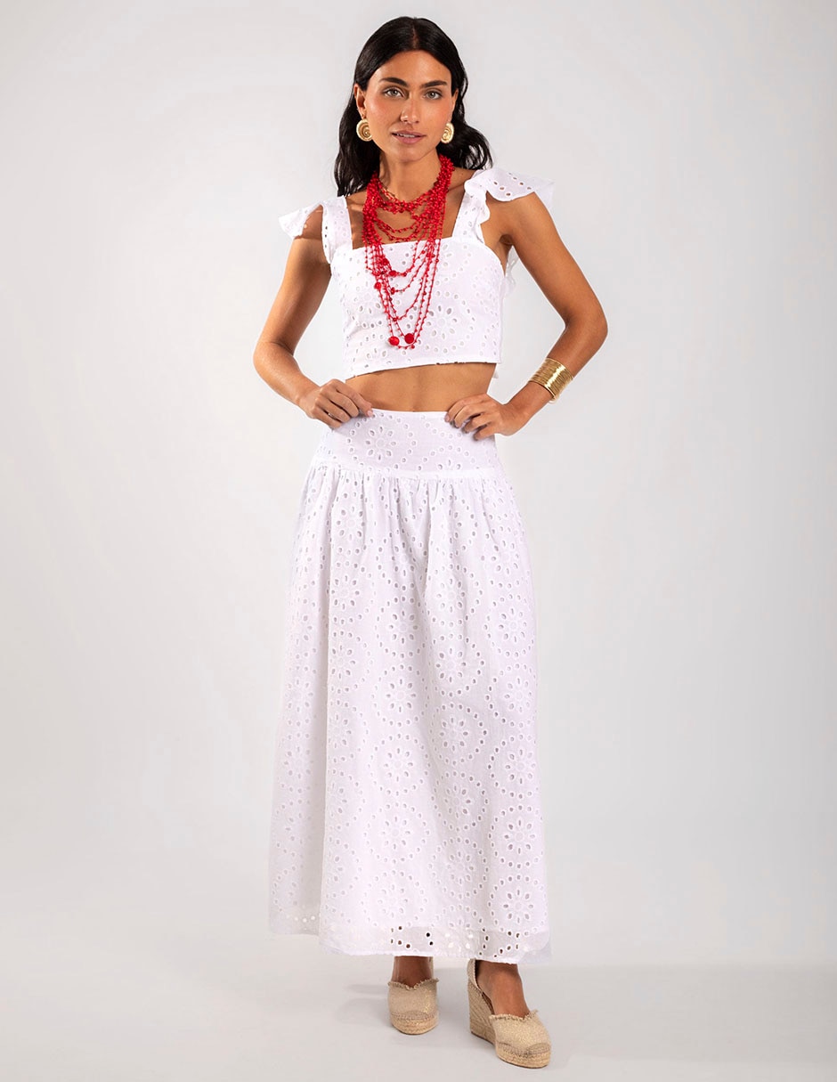 FALDA F0149 LISO ALGODÓN 3