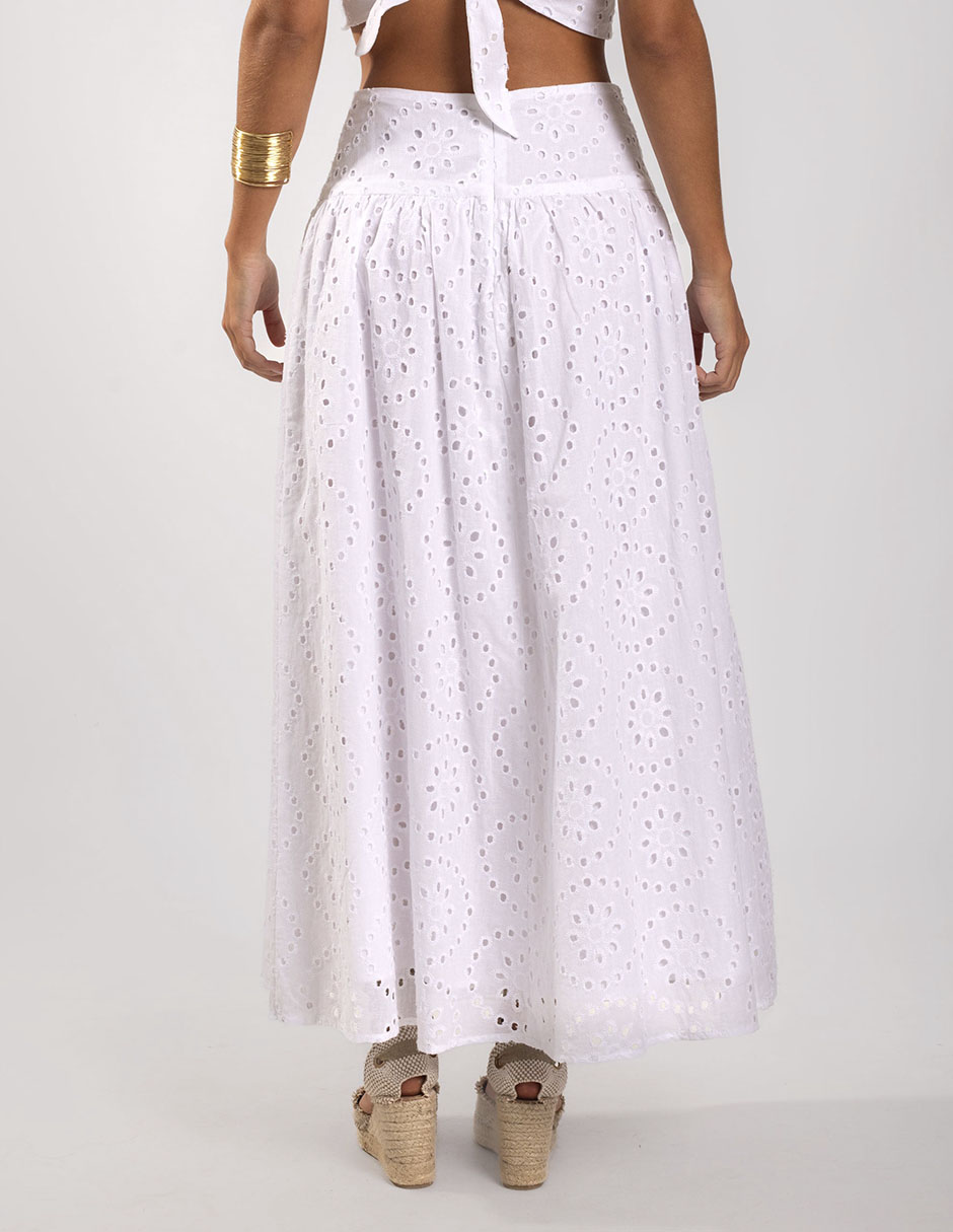 FALDA F0149 LISO ALGODÓN 5