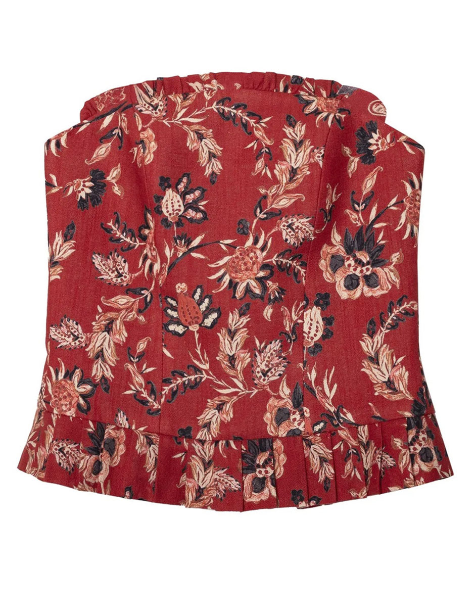 TOP T0304-EST FLORAL POLIÉSTER 3