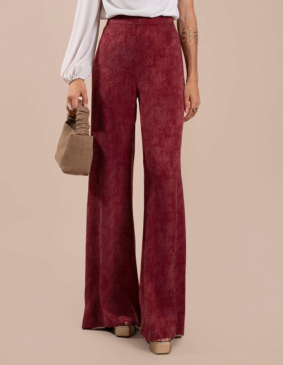 Pantalón flare acampanado para mujer Pantalón flare acampanado para mujer