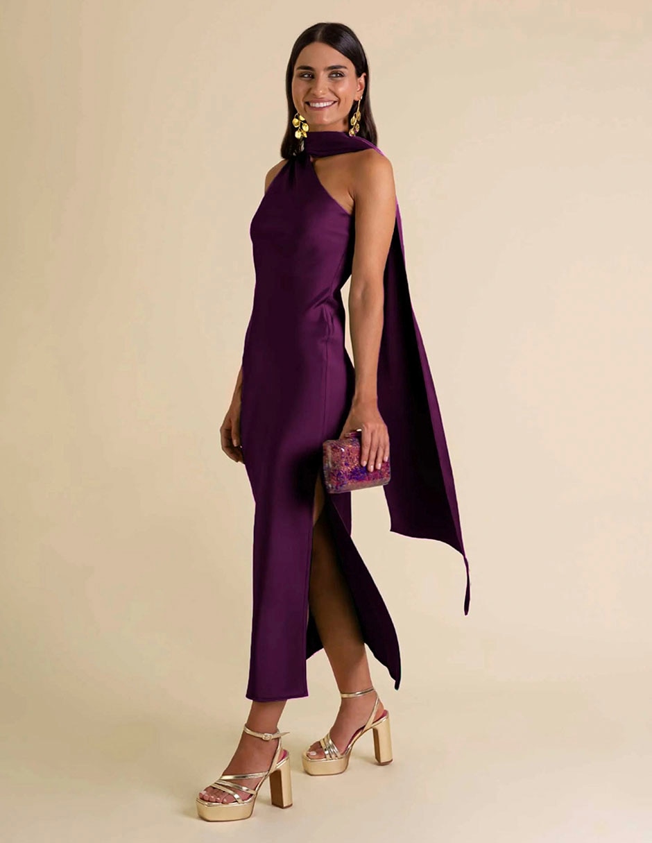 VESTIDO V0324-CIR LISO POLIÉSTE 2